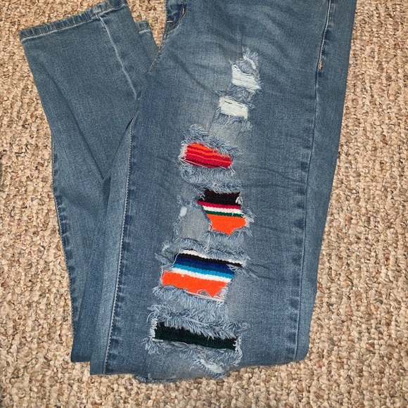 american Blue Denim - American Blue Sz 13 Serape Jeans